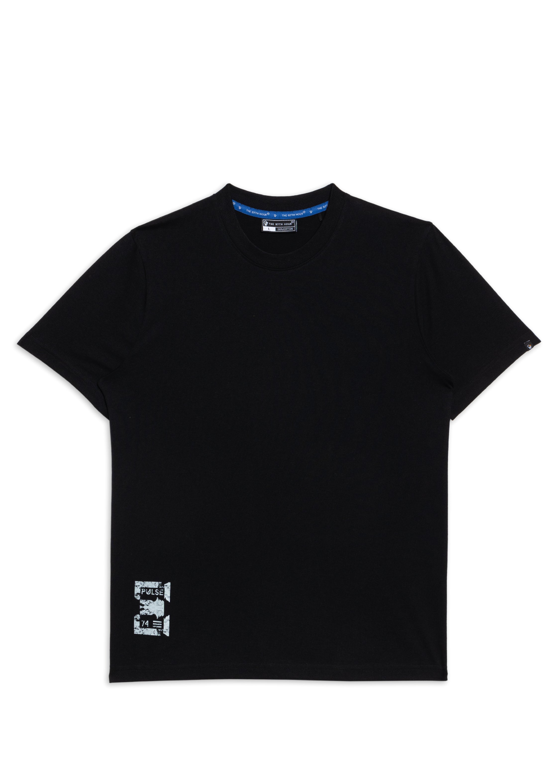 Buy The 97th Hour Abstract Pulse T-shirt - Black Tshirt Back Look