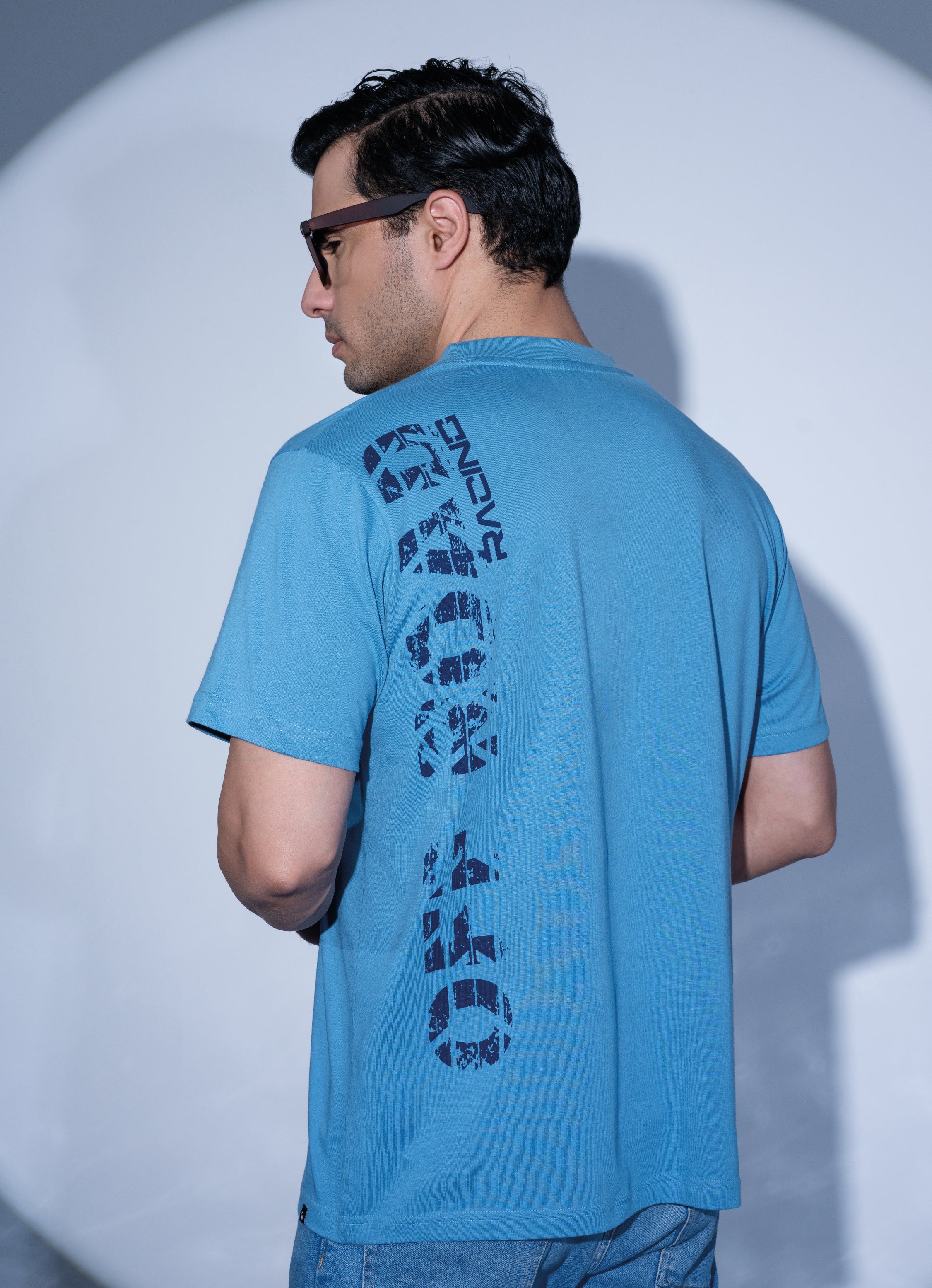 Buy The 97th Hour Graphic Offroad Tshirt- Blue Back Look