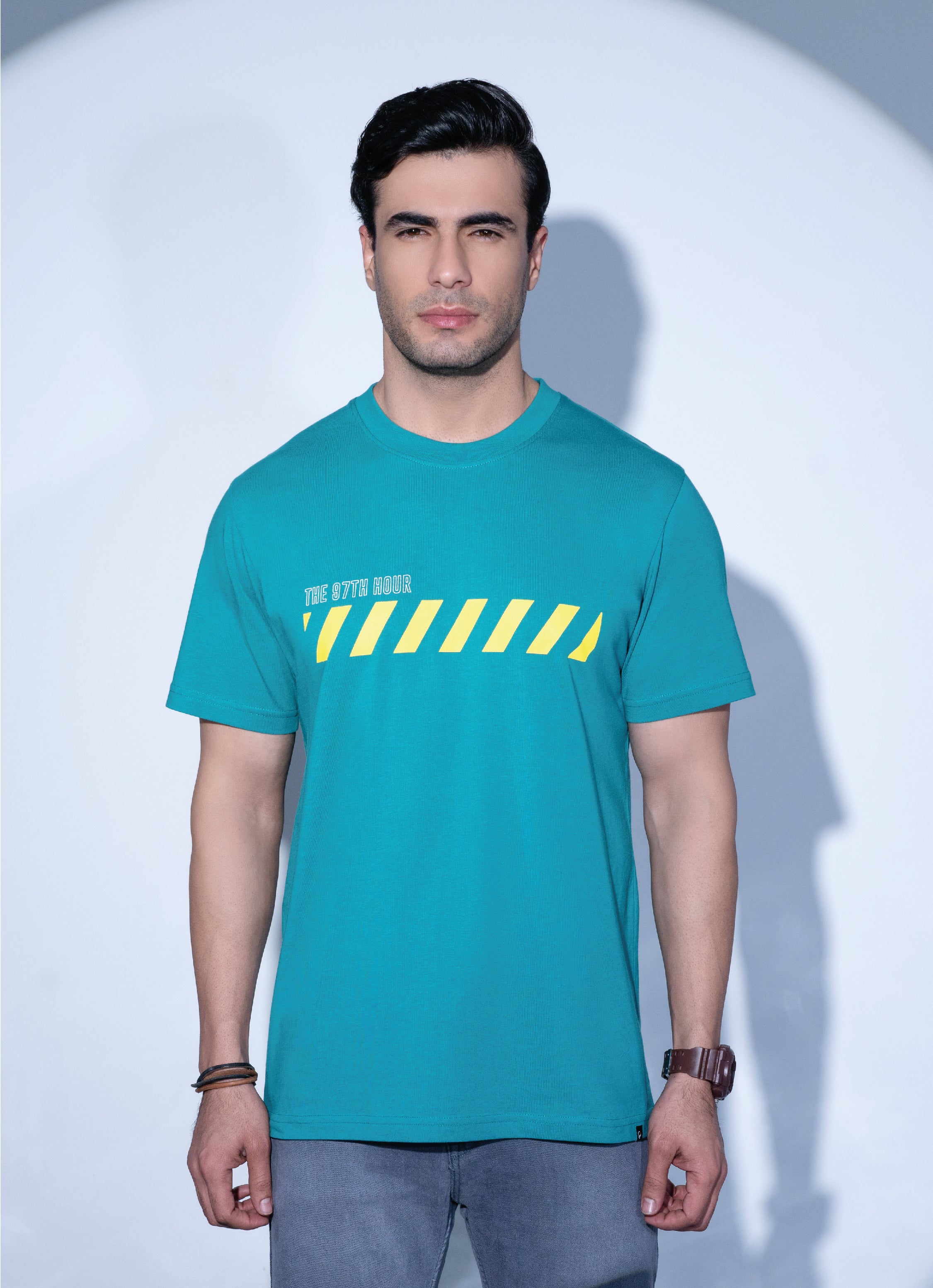 Buy The 97th Hour Graphic Offroad T-shirt- Teal 