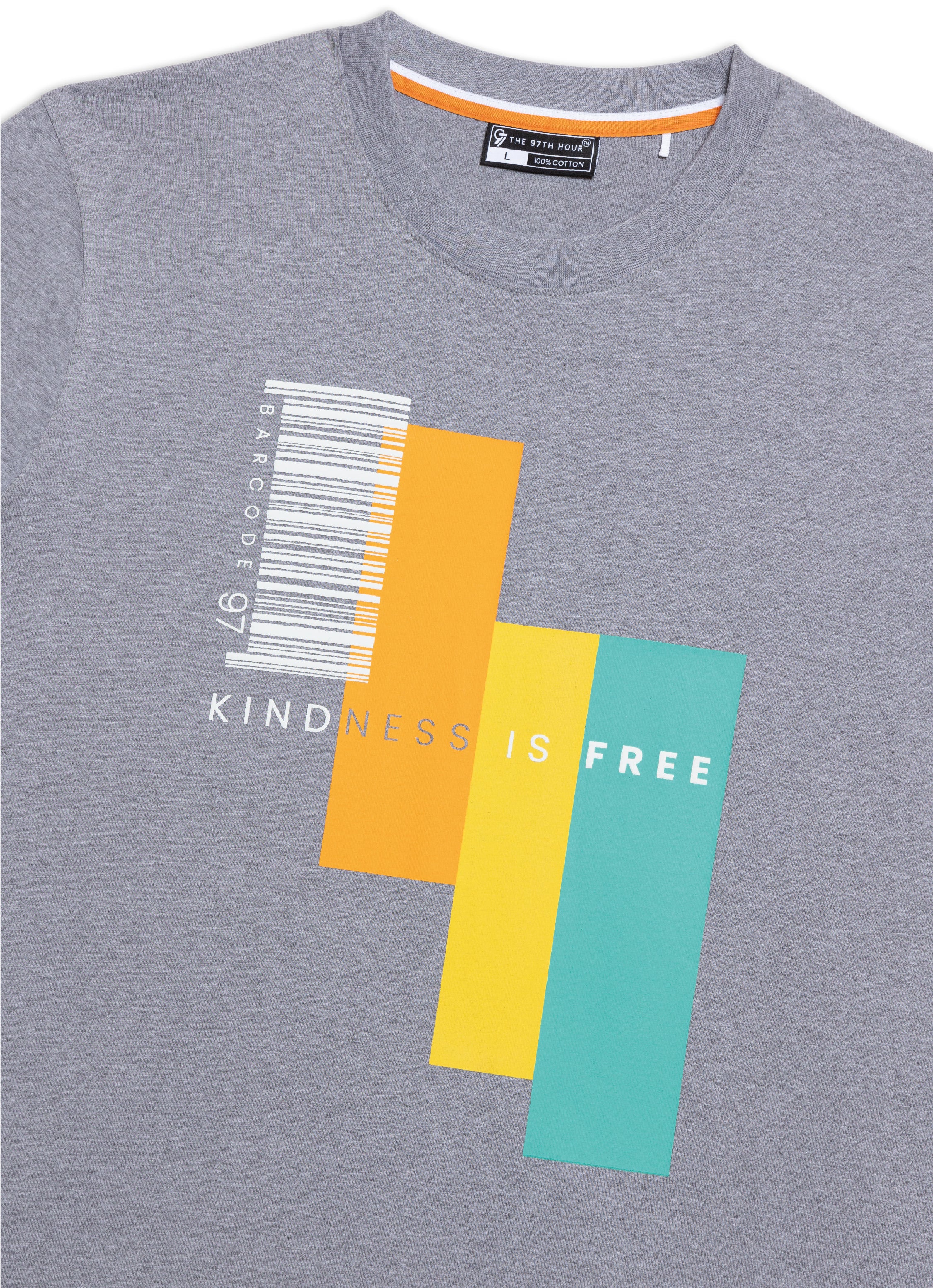Kindness Is Free T-shirt- Melange