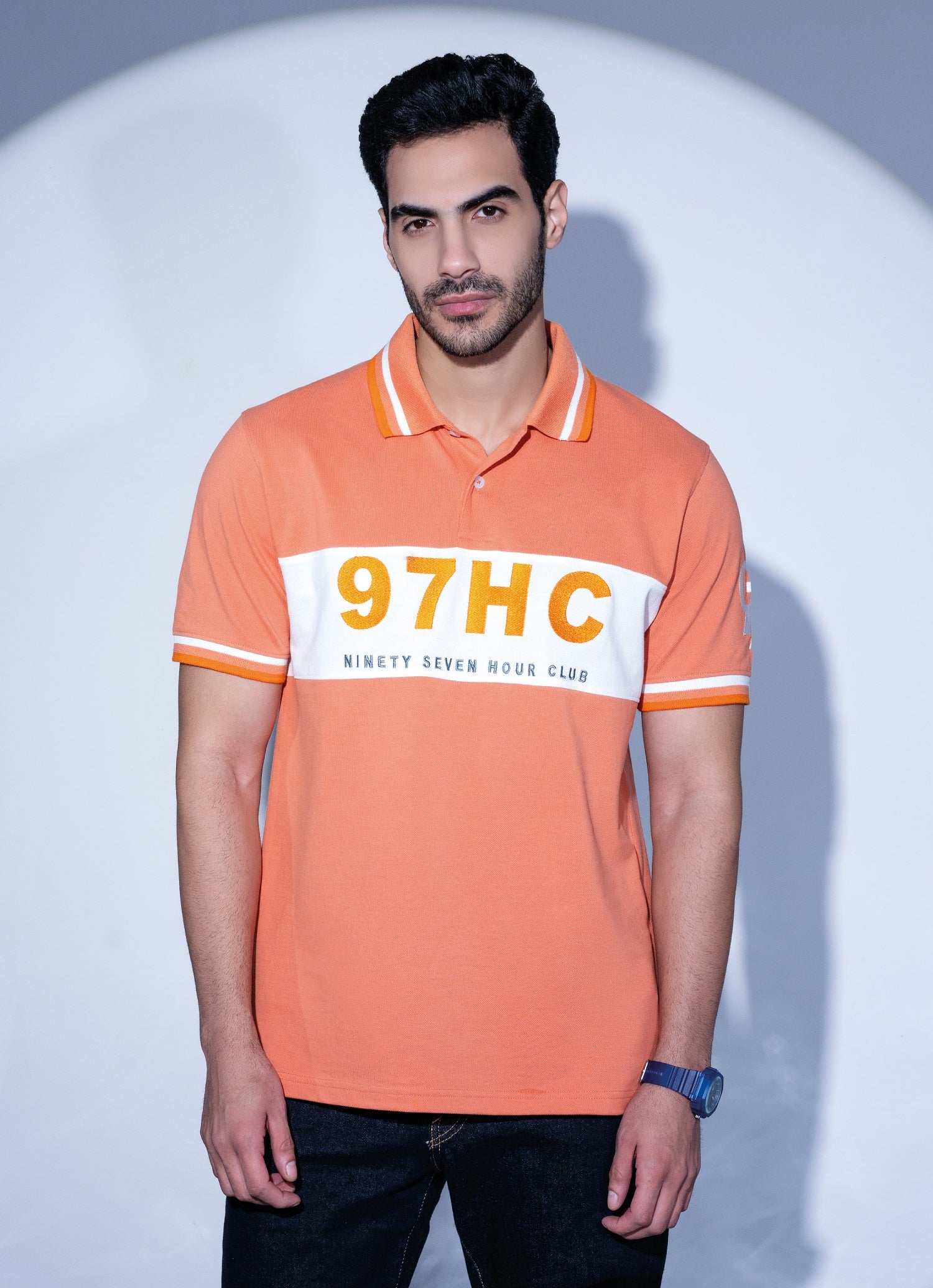 Buy  Brand Embroidered The 97th Hour Polo Tshirt