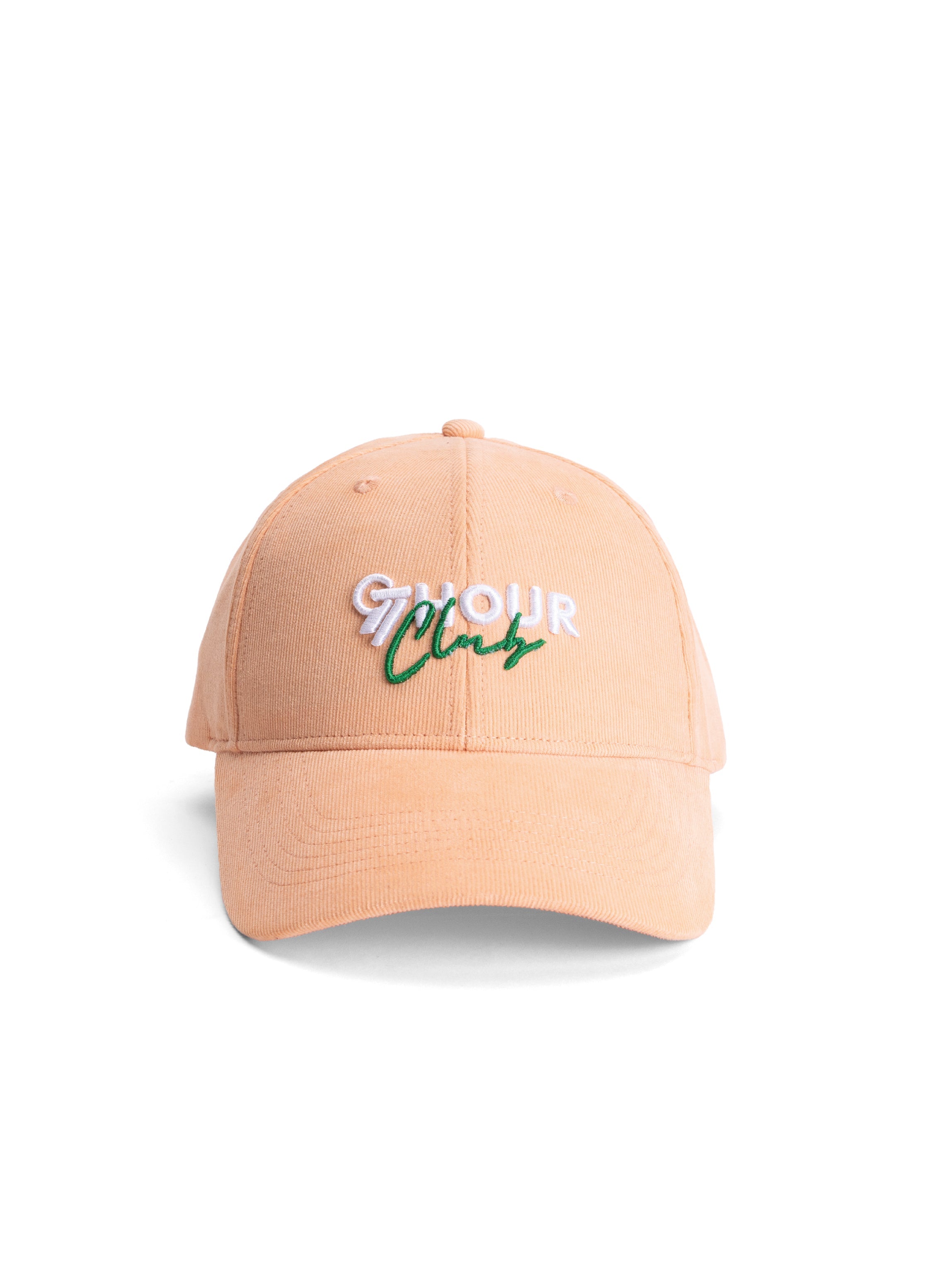 Buy The 97th Hour Peach Pincord Cap Side Look
