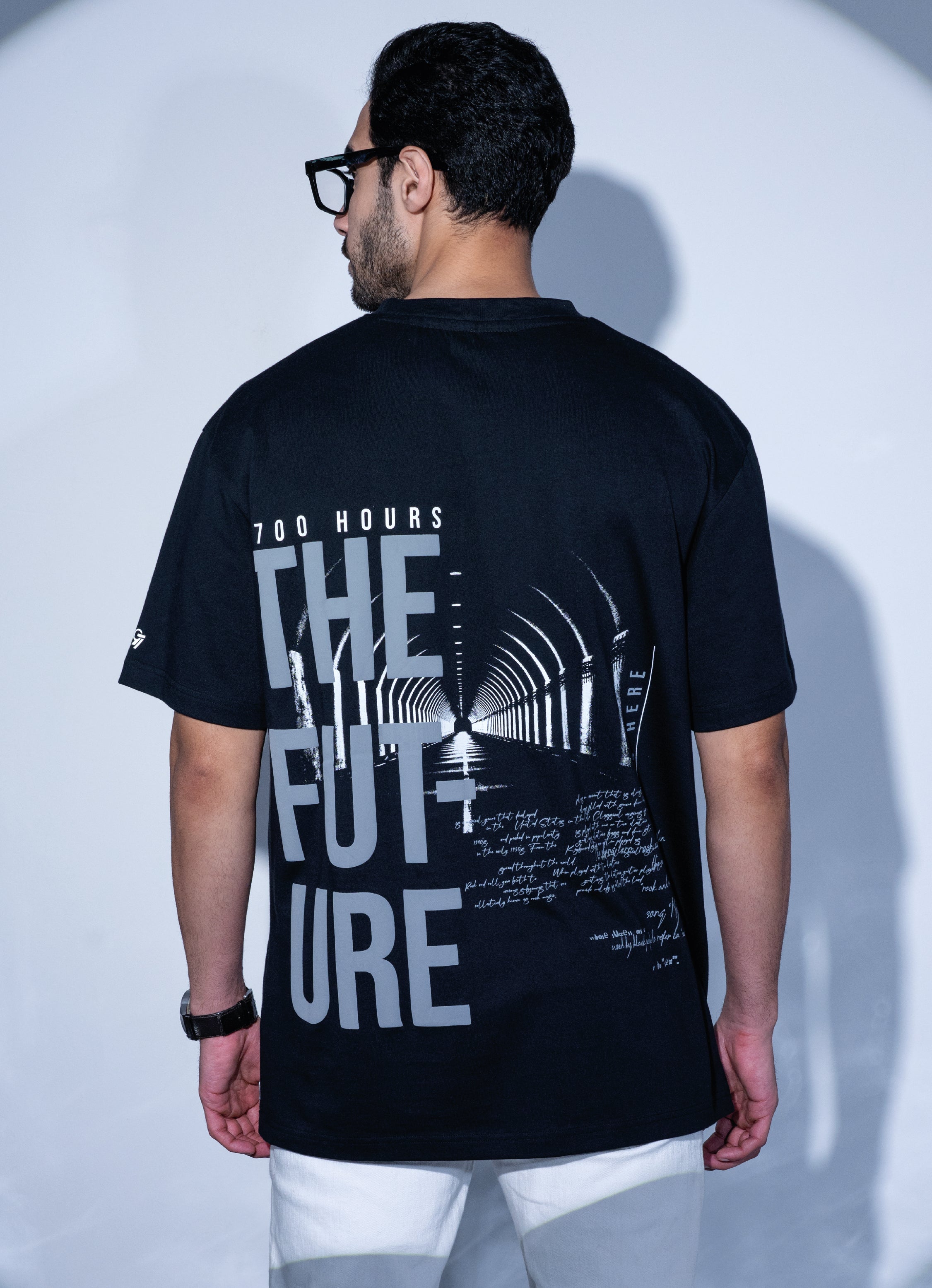 Buy The Future Typography With 9700 Oversized Tshirt 